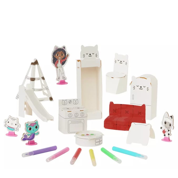 Gabby's Dollhouse Colour Your Own Dollhouse