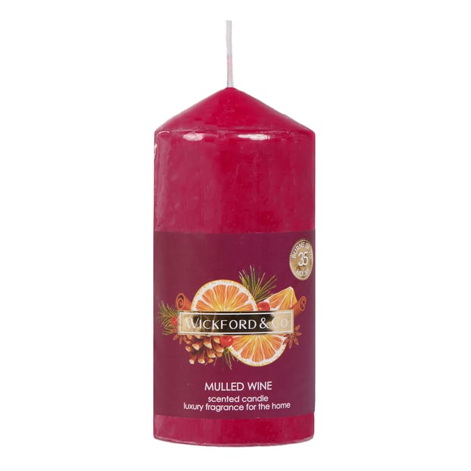 Wickford & Co Mulled Wine Pillar Candle