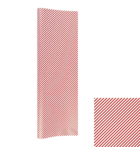 Festive Feeling 12M Wrapping Paper - Red & White Stripe