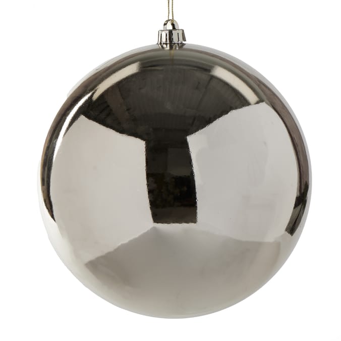 Nordic Spirit XL Christmas Bauble 40cm - Silver