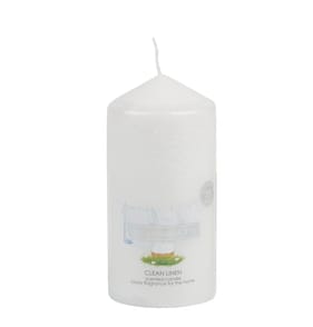 Wickford & Co. Scented Small Pillar Candle - Clean Linen