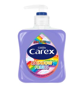 Carex Fun Edition Rainbow Fruits Caring Hand Wash Antibacterial 250ml