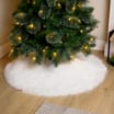 Festive Feeling Christmas Faux Fur Tree Skirt