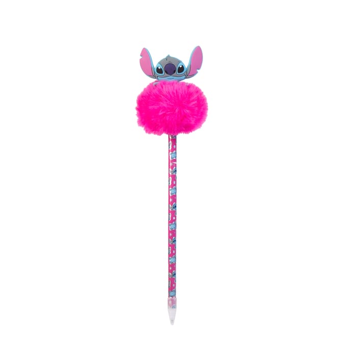 Stitch Fluffy Pom Pom Pen