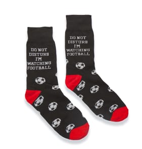  Originals Men's Socks Do Not Disturb Im Watching Football - Size 7-11