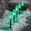 Prestige 5 LED Tree Stake Lights - Cool Green