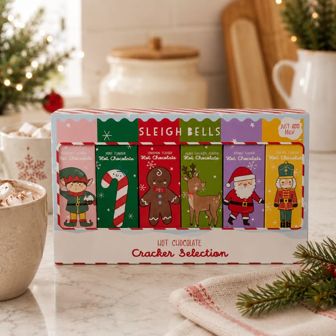 Sleigh Bells Hot Chocolate Crackers Selections 120g