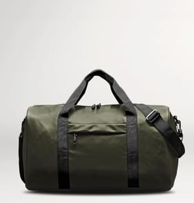  Salisburys PU Leather Weekender Bag - Green