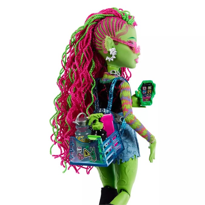 Monster High Doll with Pet & Accessories - Venus McFlytrap