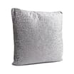 Home Collections Geo Velvet Cushion - Grey