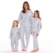 Originals Ladies Blue Stripe Bear Pyjamas