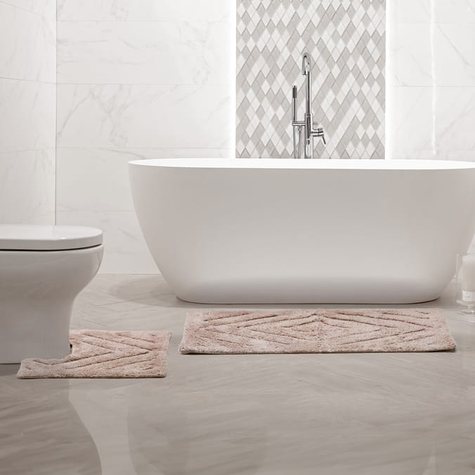 Tufted 2 Piece Bath & Pedestal Mats
