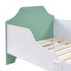 Liberty House Toys Two Tone Bed & 9 Bin Storage Set - White & Green
