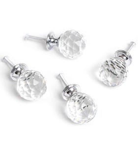 Home Collections Glass Drawer Knobs 4 Pack