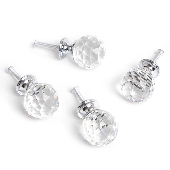 Glass Drawer Knobs 4 Pack