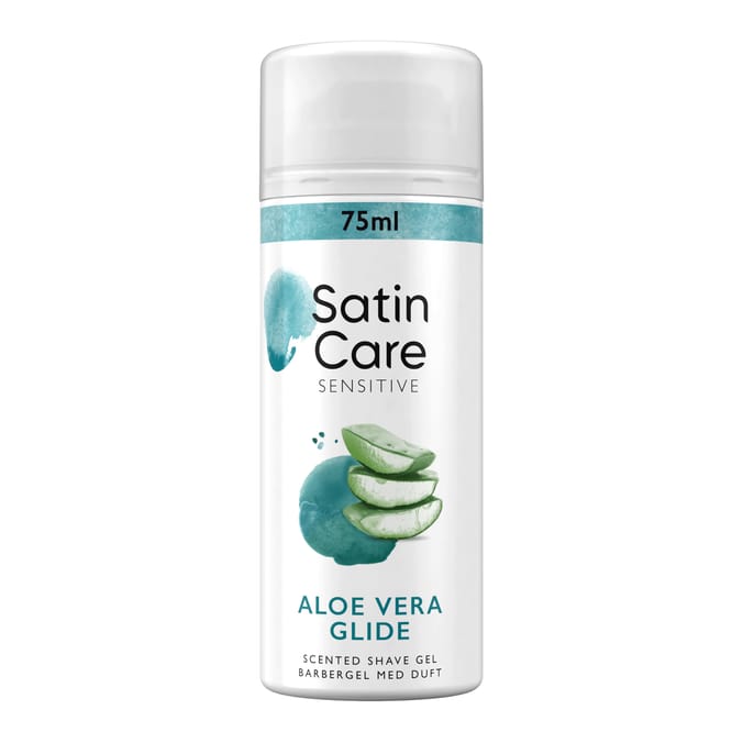 Gillette Satin Care Shave Gel 75ml - Aloe Vera