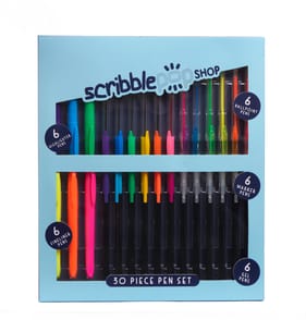 Scribble Pop Shop Pen Set 30 Pieces