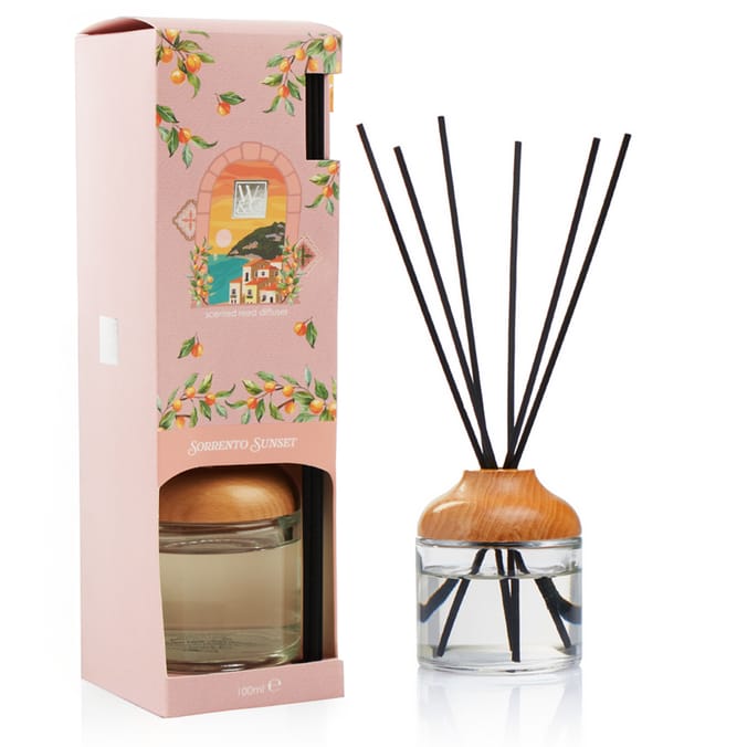 Wickford & Co Scented Reed Diffuser 100ml - Sorrento Sunset