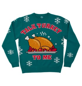 Festive Fun Mens Christmas Jumper Turkey - Small