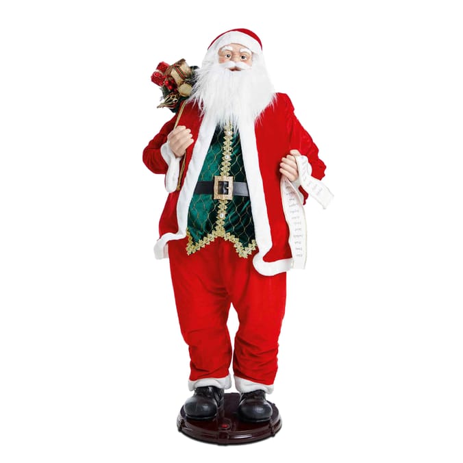 Prestige 5ft Animated Musical Santa