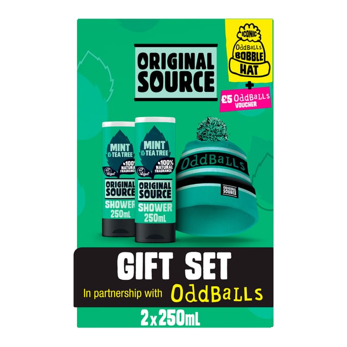 Original Source x Oddballs Gift Set with Shower Gel and Hat