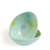 Hoppy Easter Melamine Egg Shaped Bowl - Blue x2