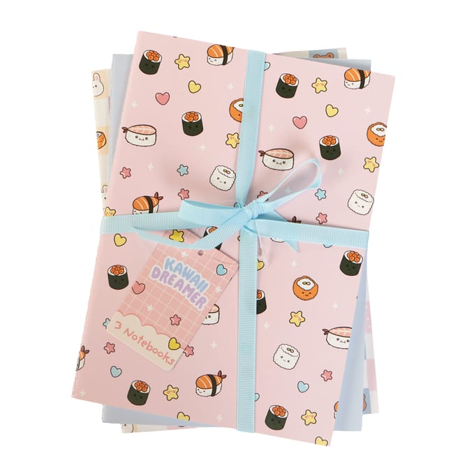 Kawaii Dreamer Notebook 3 Pack