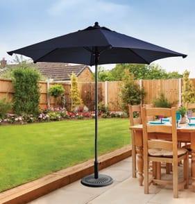 The Outdoor Living Collection Push Button Parasol 2m - Royal Blue