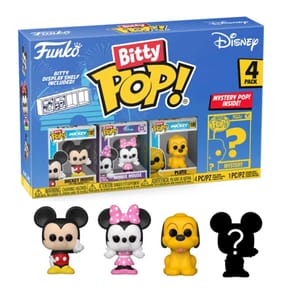 Funko Bitty Pop! Disney Mini Vinyl Figure 4 Pack - Mickie Mouse, Minnie Mouse & Pluto