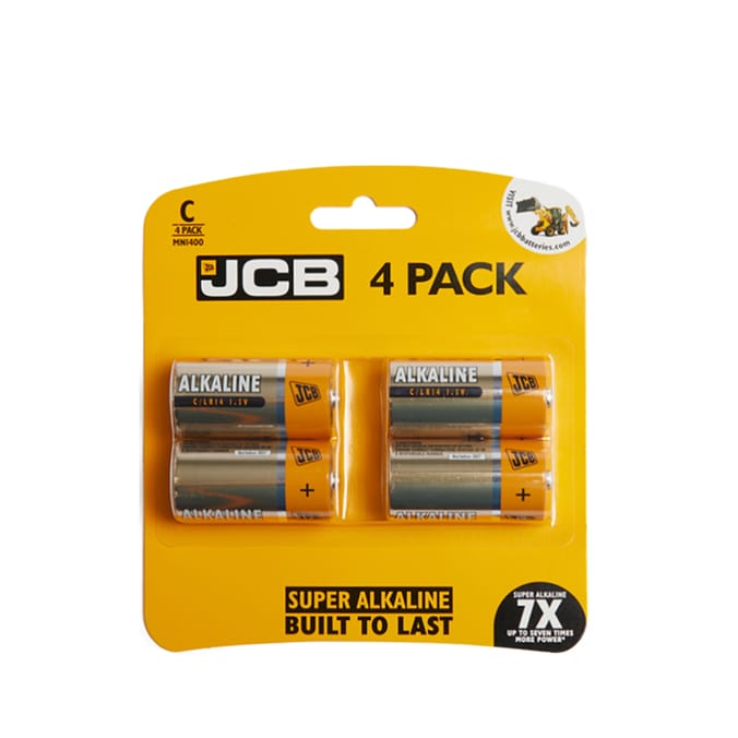 JCB C Batteries 4 Pack