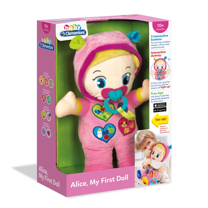 Baby Clementoni Doll Plush