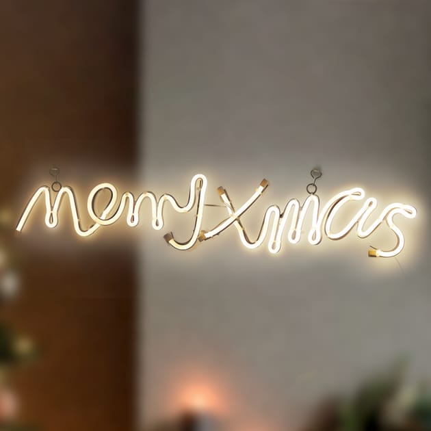 Prestige LED Merry Xmas Neon Sign Home Bargains
