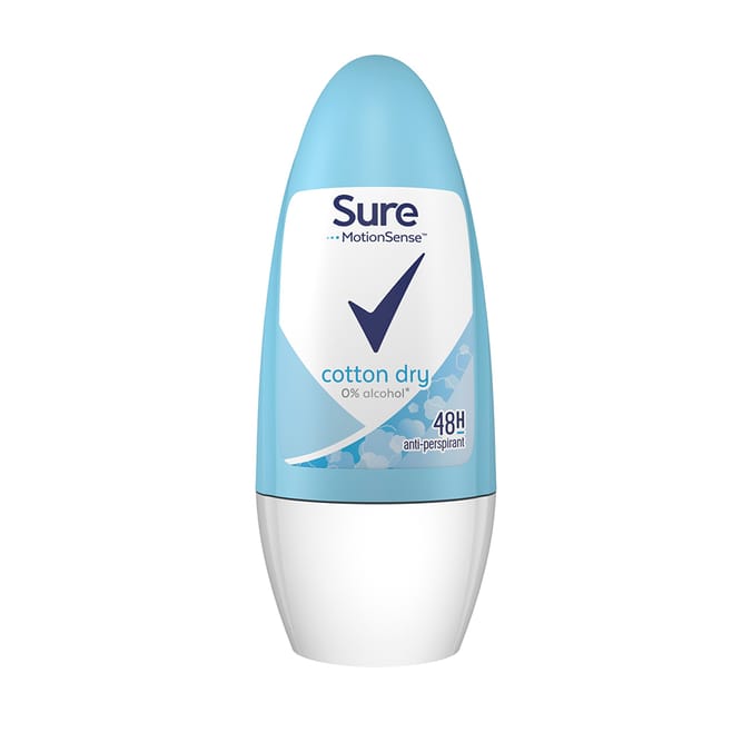 Sure Cotton Dry Roll On Anti-Perspirant Deodorant 50ml