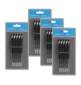 Stationery Store Ballpoint Pen Black 5 Pack x4