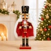 Festive Feeling Wooden Christmas Nutcracker 25cm