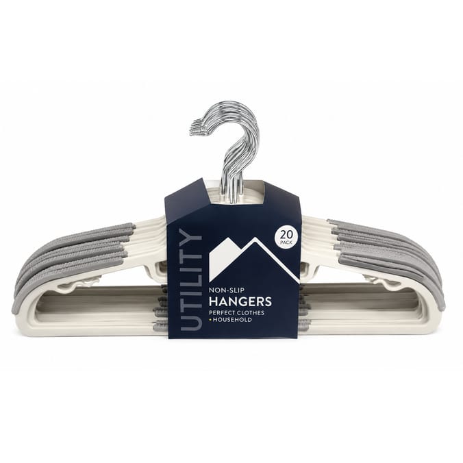Utility Non-Slip Hangers 20 Pack