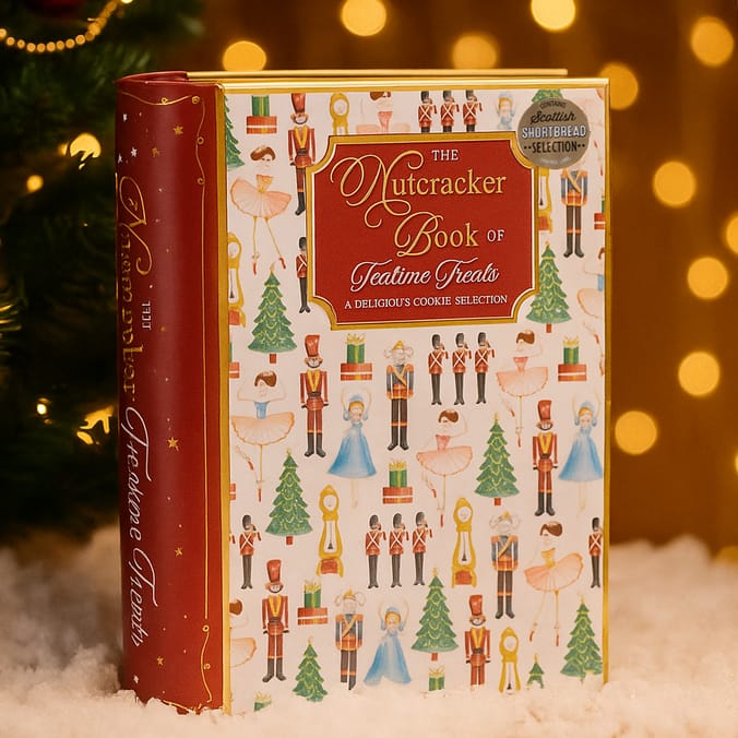 Christmas Book Biscuit Assortment Tin