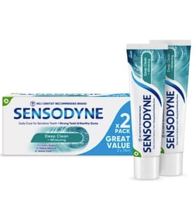 Sensodyne Deep Clean And Whitening Duo Pack 2 x 75ml