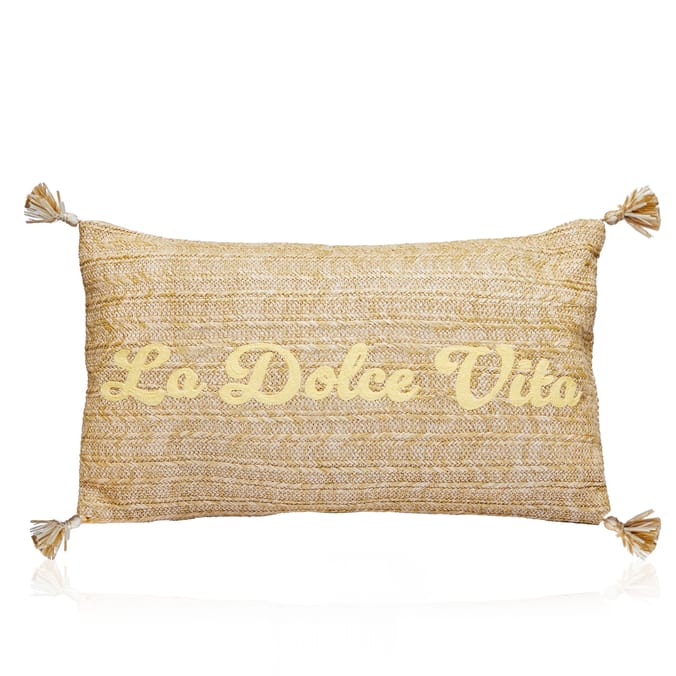 The Outdoor Edit Travellers Bazaar Summer Cushion - La Dolce Vita