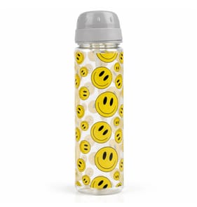 Printed Water Bottle 700ml - Smiley Face