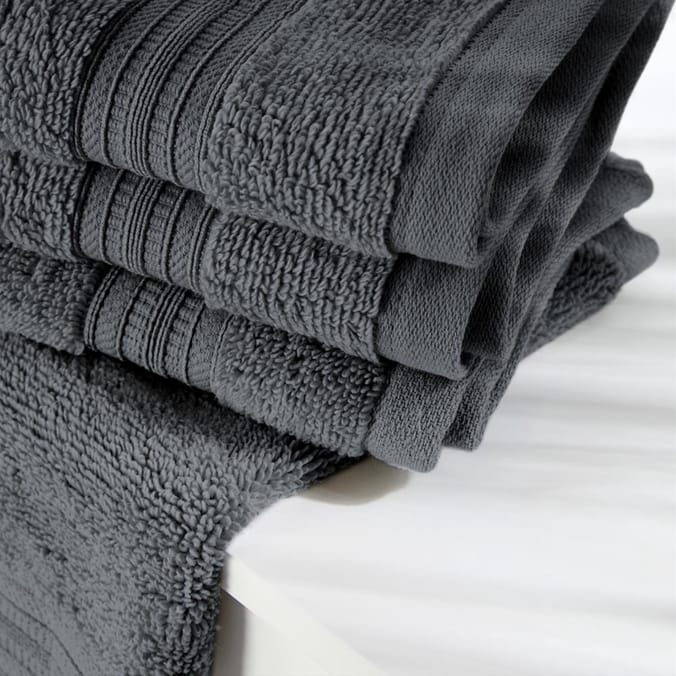 Home Collections Charcoal 6 Luxury Face Cloths