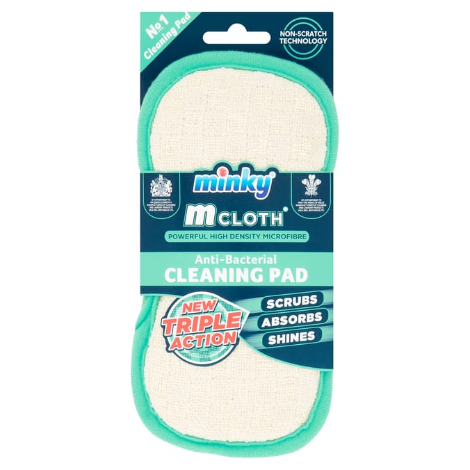 Minky Mcloth Anti-Bacterial Cleaning Pad