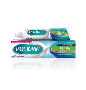 Poligrip Denture Adhesive Fixative Cream 40g
