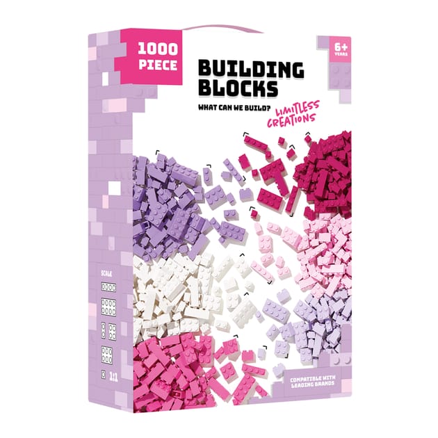 Buildblock Cheap 1000 Piece Buildin' Blocks | Home Bargains