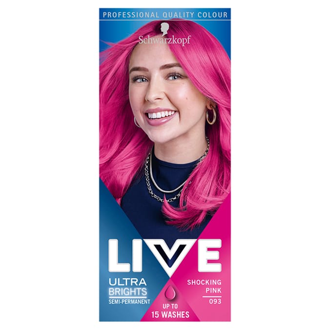 Schwarzkopf LIVE Ultra Brights Hair Dye - Shocking Pink 093