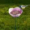 Jardin Metal Flower Stake Bird Feeder