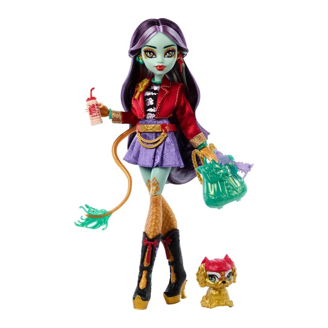 Monster High Doll with Pet & Accessories - Jinafire