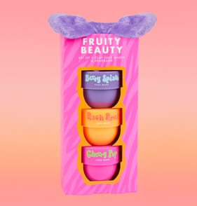 Fruity Beauty Face Masks & Headband Set