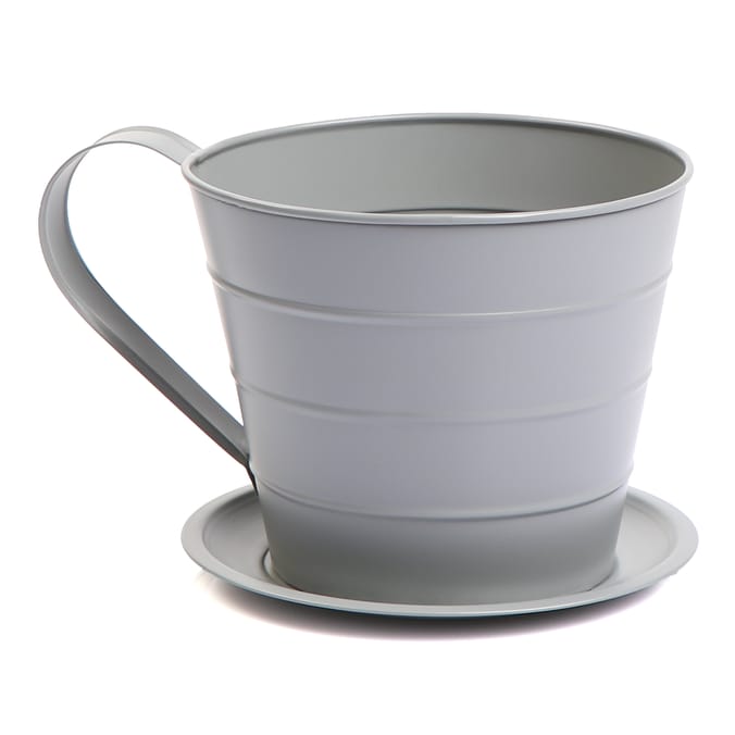 The Outdoor Living Collection Cup & Saucer Planter