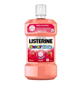 Listerine Smart Rinse Mild Berry Kids Mouthwash 500ml